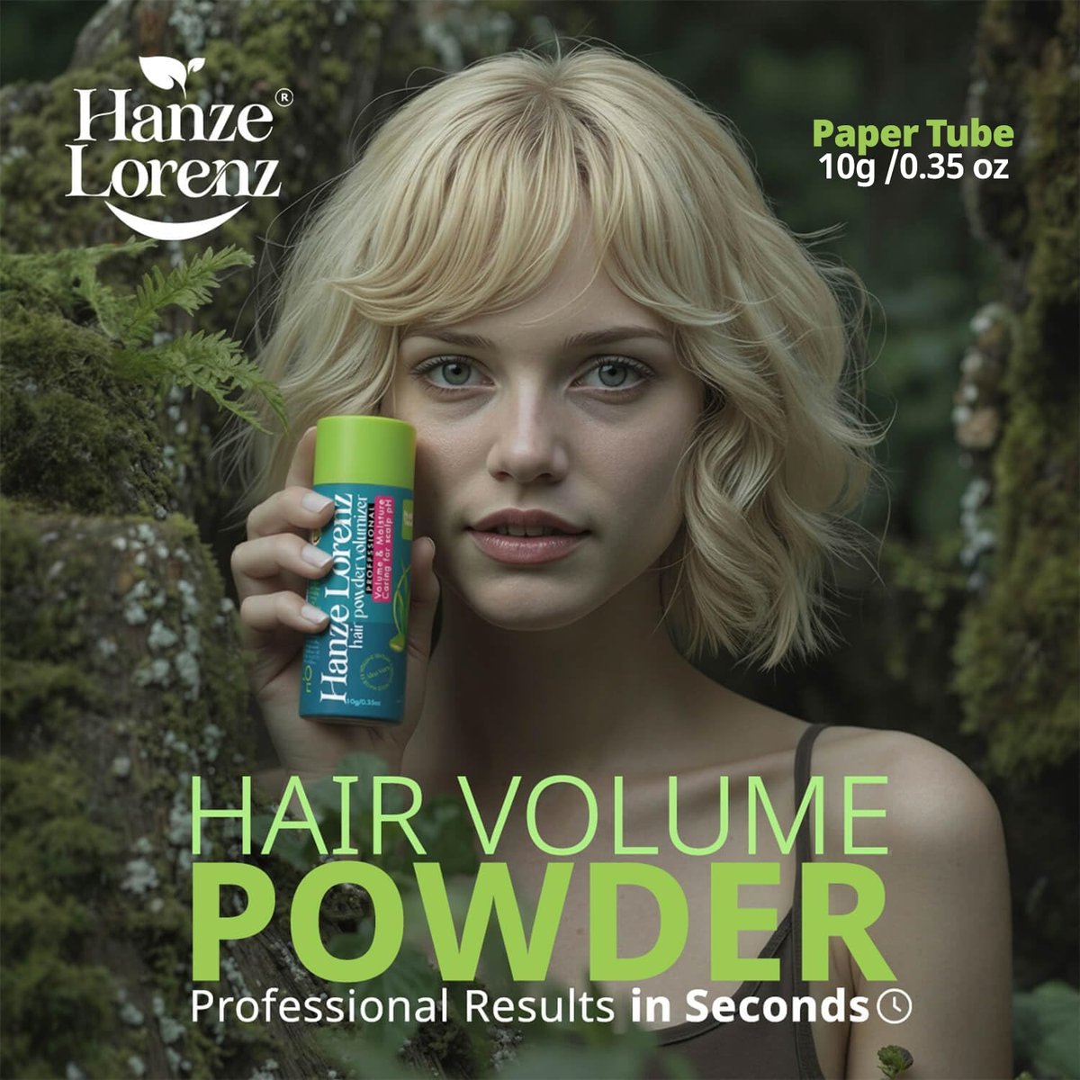 Hanze Lorenz Hair Texture Powder for Women – Volumizing Root Lifter & Teasing Powder for Fine Hair – Strong Hold Matte Finish – Sensitive Scalp Safe Unscented – 10g/0.35 oz - görsel 15