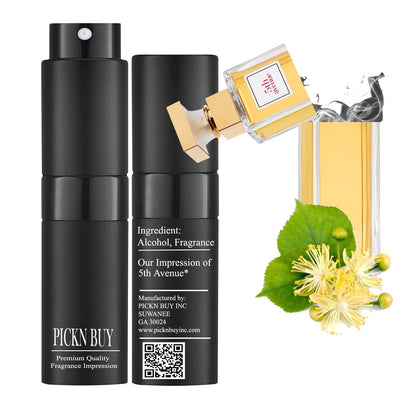 PICKN BUY Luxury Perfume for Women - 0.34 Fl Oz, Long-Lasting Eau de Parfum, Refillable Spray Bottle, Made in USA