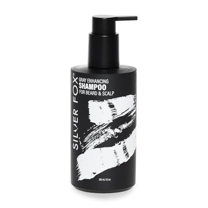 Godefroy Silver Fox Beard & Scalp Shampoo for Men – Gray Reducing, Removes Brassy Tones, Moisturizes & Nourishes (3.17 oz, Pack of 3) Avelisse