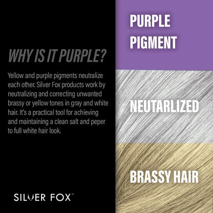 Godefroy Silver Fox Beard & Scalp Shampoo for Men – Gray Reducing, Removes Brassy Tones, Moisturizes & Nourishes (3.17 oz, Pack of 3) Avelisse