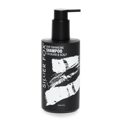 Godefroy Silver Fox Beard & Scalp Shampoo for Men – Gray Reducing, Removes Brassy Tones, Moisturizes & Nourishes (3.17 oz, Pack of 3) Avelisse