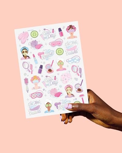 xo, Fetti Girls Spa Party Temporary Tattoos - 62 Styles | Slumber Party Birthday Supplies, Self Care Goodie Bag Favors, Cute Decorations, Easter Basket, Stocking Stuffer, Sleepover Accessory Activity - görsel 10
