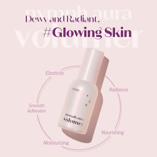 ETUDE Nymph Aura Volumer - Hydrating Radiant Face Primer for Glow & Shiny Makeup Base | Korean Kbeauty - görsel 4