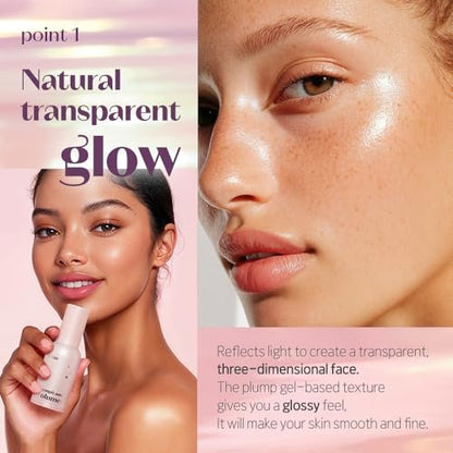 ETUDE Nymph Aura Volumer - Hydrating Radiant Face Primer for Glow & Shiny Makeup Base | Korean Kbeauty