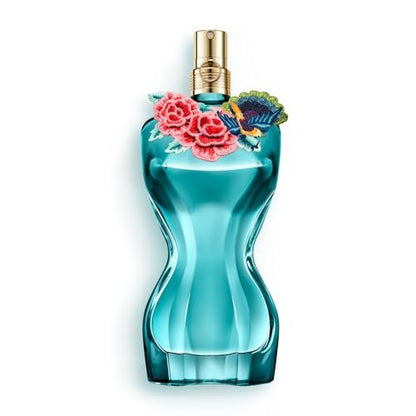 Jean Paul Gaultier La Belle Paradise Garden Eau de Parfum for Women - Long Lasting Floral Amber Perfume with Blue Water Lily, Iris & Vanilla, 3.4 oz Avelisse