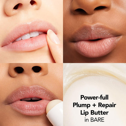 BUXOM Power-Full Plumping Lip Balm – Intense Lip Repair Butter for Hydrated, Fuller Lips (Clear) Avelisse