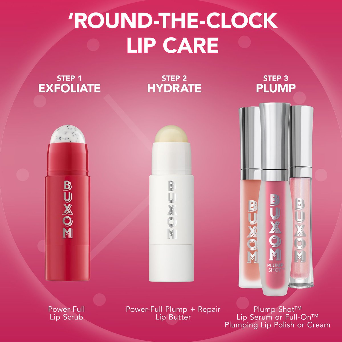 BUXOM Power-Full Plumping Lip Balm – Intense Lip Repair Butter for Hydrated, Fuller Lips (Clear) Avelisse