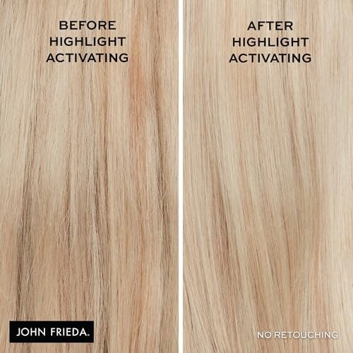 John Frieda Sheer Blonde Highlight Activating Shampoo, Brightening Shampoo for Blonde Hair, Maintains and Enhances Color, Removes Dulling Residue and Instantly Brightens Hair, 8.45 Oz, Pack of 2 - görsel 4