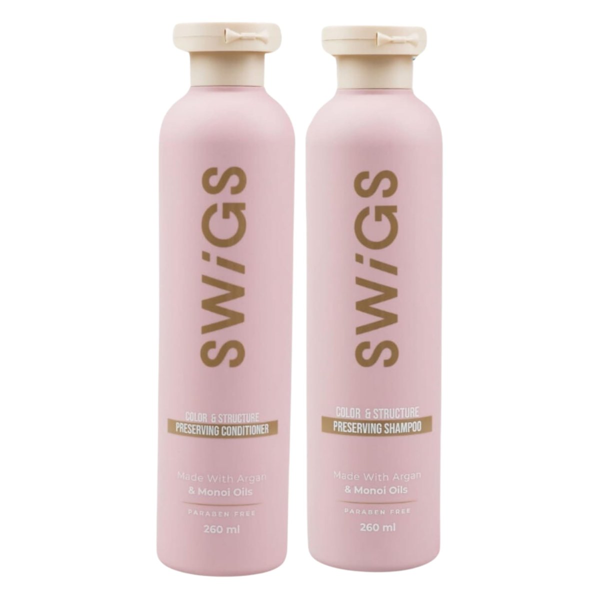 SWIGS Human & Synthetic Wig Shampoo & Conditioner Set | Color-Safe | Detangles, Promotes Body & Volume, Silkiness & Shine | 2 Pack, 8 oz Each Avelisse