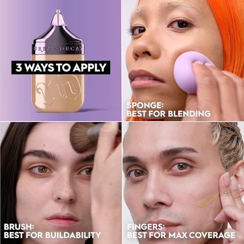 Urban Decay Face Bond Self-Setting Waterproof Foundation - Shade 35 (Deep Warm Neutral) - Medium Coverage, Natural Matte Finish, 3% Niacinamide Serum - görsel 14