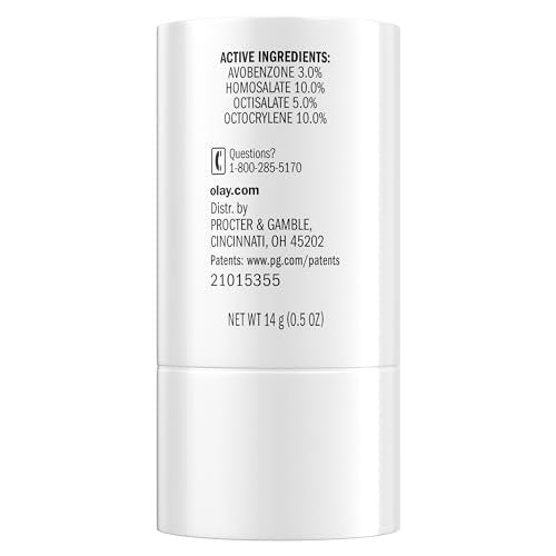 Olay Glow & Protect SPF 50 Face Sunscreen Stick - Fragrance Free, Dewy Finish, 0.5 OZ (14 G) Avelisse