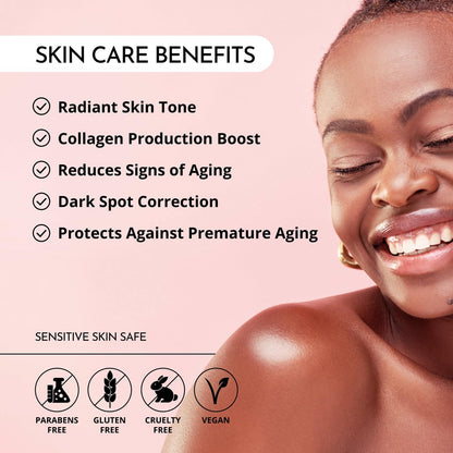 MAELOVE Glow Maker Vitamin C Serum with Vitamin E, Ferulic Acid & Hyaluronic Acid – Award-Winning Brightening & Hydrating Facial Serum, Unscented, 1 fl oz Avelisse