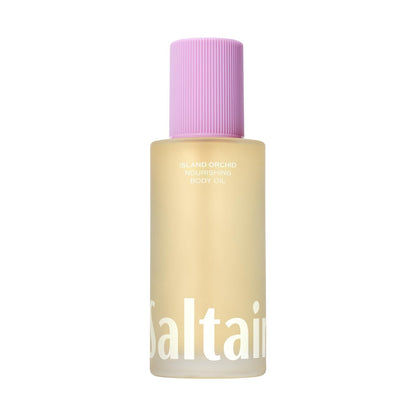 Saltair Body Oil – Silky After Shower and Bath Dry Oil – Non-Greasy Moisturizer for Dry Skin – Island Orchid Scent, 4oz Avelisse