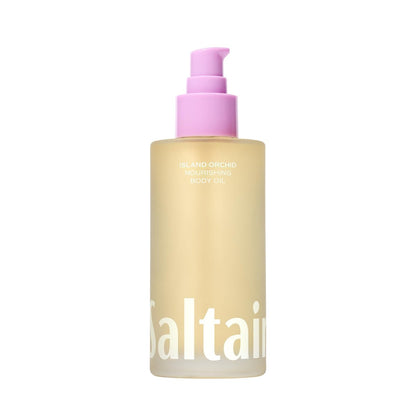 Saltair Body Oil – Silky After Shower and Bath Dry Oil – Non-Greasy Moisturizer for Dry Skin – Island Orchid Scent, 4oz Avelisse