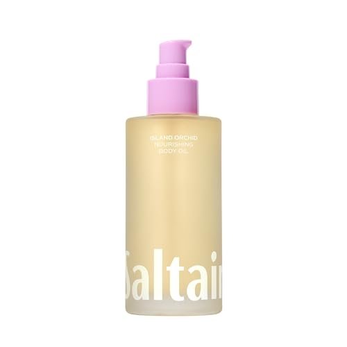 Saltair Body Oil – Silky After Shower and Bath Dry Oil – Non-Greasy Moisturizer for Dry Skin – Island Orchid Scent, 4oz Avelisse