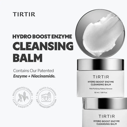 TIRTIR Hydro Boost Enzyme Cleansing Balm - 4.05 oz | Gentle Makeup Remover & Hydrating Facial Cleanser Avelisse