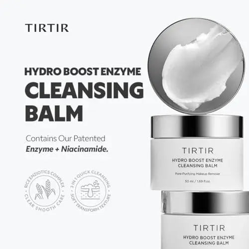 TIRTIR Hydro Boost Enzyme Cleansing Balm - 4.05 oz | Gentle Makeup Remover & Hydrating Facial Cleanser Avelisse