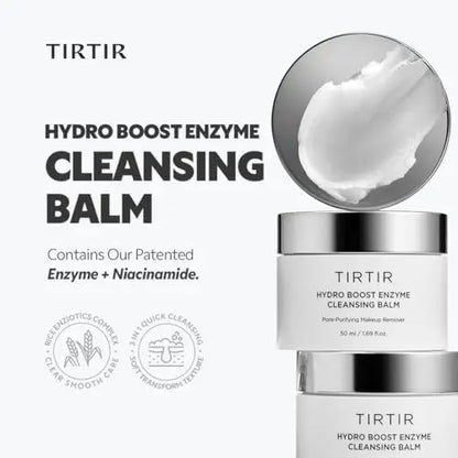 TIRTIR Hydro Boost Enzyme Cleansing Balm - 4.05 oz | Gentle Makeup Remover & Hydrating Facial Cleanser Avelisse