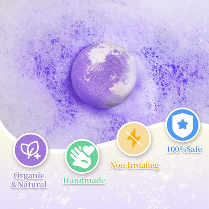 32 Pack Bath Bombs for Kids with Surprise Inside - Land & Sea Animal Toys, Handmade Fizzy Bath Balls, Easter Basket Stuffers & Birthday Gifts for Girls and Boys Avelisse