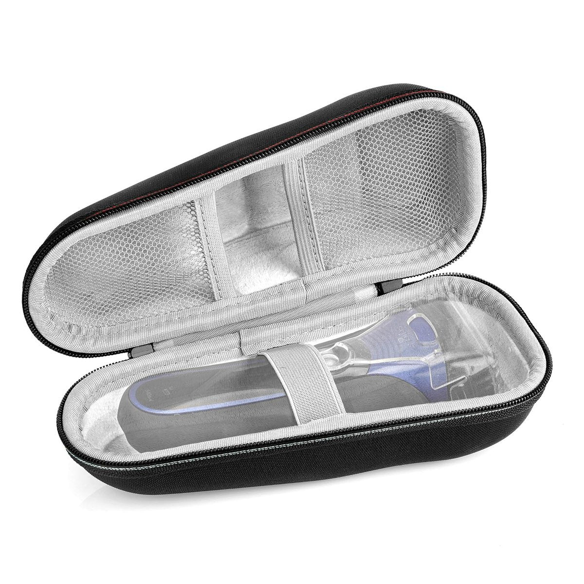 Linkidea Electric Shaver Travel Case - Hard Shell Protective Storage Box Compatible with Philips Norelco 7000, 3000 Series, Braun Series 3, 7, 9, Black - görsel 1