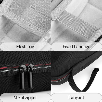 Linkidea Electric Shaver Travel Case - Hard Shell Protective Storage Box Compatible with Philips Norelco 7000, 3000 Series, Braun Series 3, 7, 9, Black