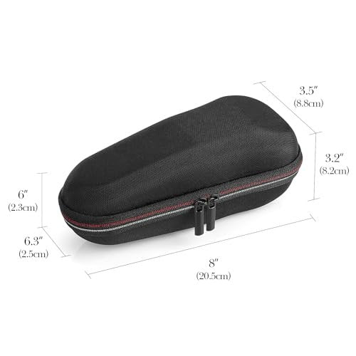 Linkidea Electric Shaver Travel Case - Hard Shell Protective Storage Box Compatible with Philips Norelco 7000, 3000 Series, Braun Series 3, 7, 9, Black - görsel 12