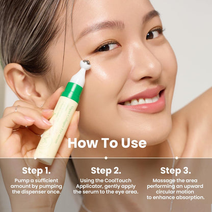 AXIS-Y Vegan Collagen Eye Serum - K-Beauty Triple Hyaluronic Acid & Peptide Serum for Wrinkles, Dark Circles & Elasticity (0.33 fl. oz.) Avelisse