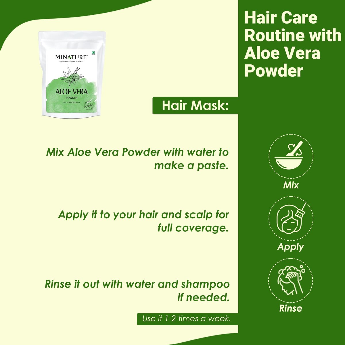 minature 100% Aloe Vera Powder (Aloe Barbadensis) 454g (16 oz) – Pure Aloe Vera Leaf Powder for DIY Skin, Health & Hair Care - görsel 7