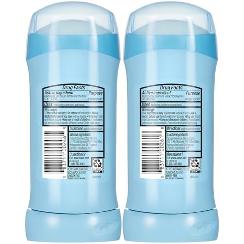 Suave Antiperspirant Deodorant for Women, Tropical Paradise + Mango & Citrus Variety 2-Pack – Anti-Staining Invisible Solid Sticks, Talc-Free, 2.6 Oz Each - görsel 18