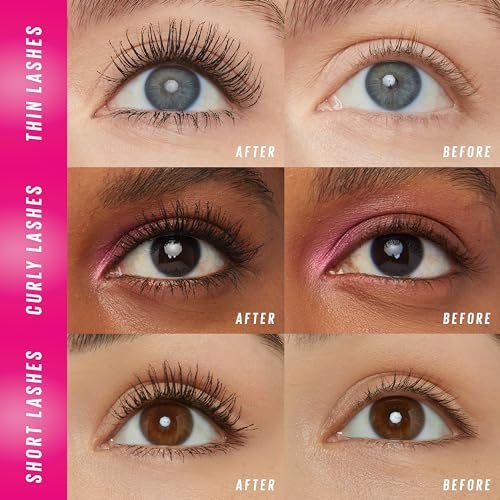 Maybelline Lash Sensational Firework Waterproof Mascara – Lengthening & Volumizing, Very Black, 0.29 Fl Oz Avelisse