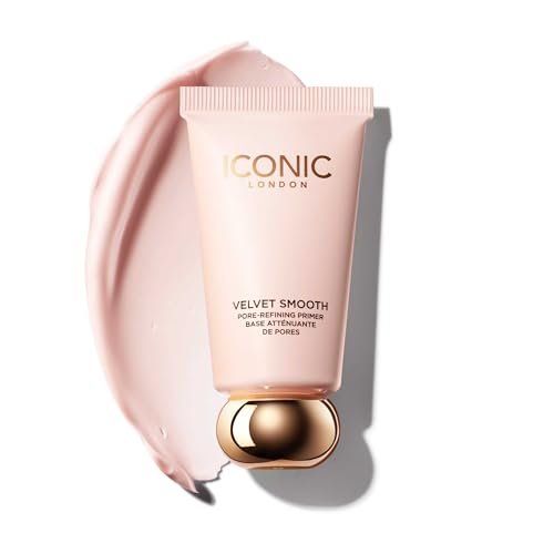ICONIC LONDON Velvet Smooth Pore-Refining Primer - Whipped, Balmy Primer for Diffusing Pores - Cruelty-Free & Vegan Makeup, 1.01 Fl Oz Avelisse