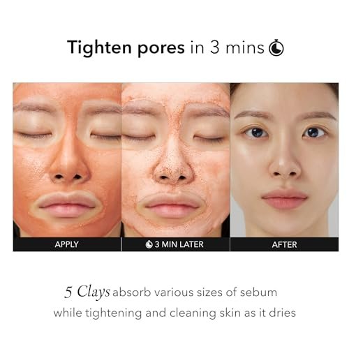 APRILSKIN Carrotene IPMP 3-Min Quick Dry Pore Caring Clay Mask – Kaolin & Zinc PCA for Pore Reduction & Sebum Control, Cooling Effect, Vegan, Gentle Exfoliation, Korean Skin Care, 100g Avelisse