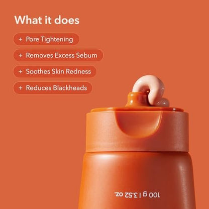 APRILSKIN Carrotene IPMP 3-Min Quick Dry Pore Caring Clay Mask – Kaolin & Zinc PCA for Pore Reduction & Sebum Control, Cooling Effect, Vegan, Gentle Exfoliation, Korean Skin Care, 100g Avelisse