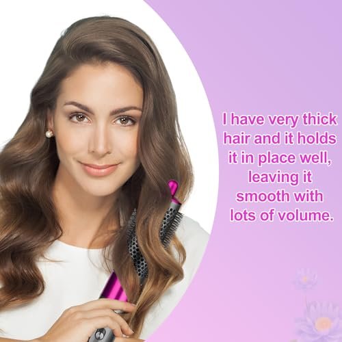 PUREGUST Round Brush Attachment for Dyson Airwrap - Oval Volumizing Brush in Rose (Small) Avelisse