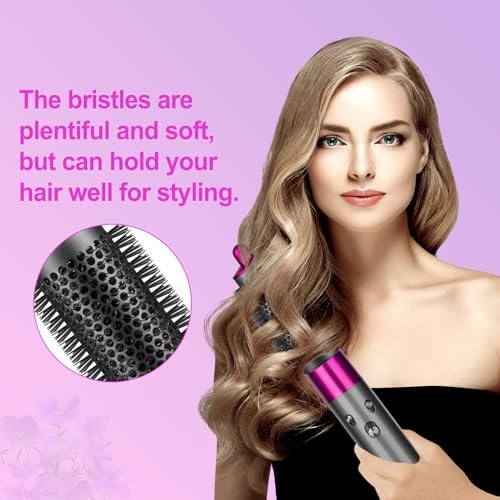 PUREGUST Round Brush Attachment for Dyson Airwrap - Oval Volumizing Brush in Rose (Small) Avelisse