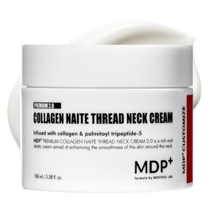 MDP+ Premium Collagen Naite Thread Neck Cream 2.0 – Anti-Aging Firming Moisturizer for Neck & Décolleté, 3.38 oz Avelisse