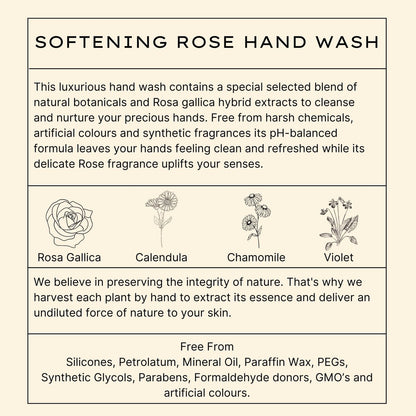 Jurlique Rose Hand Wash - Nourishing & Gentle Cleanser, 10 oz