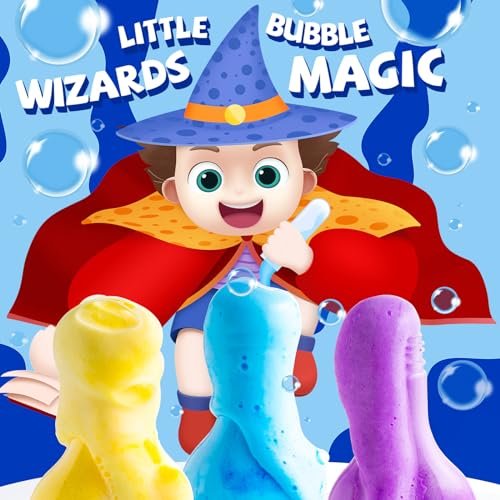 CLOUQUAR Kids Bath Bomb Potions - 6 Pack Non-Toxic Fizzy Bubble Bath Explosions, Colorful Burst Bath Potions for Kids, Scientific & Magical Bath Time Buddy, Fun & Educational Bubble Bath Avelisse