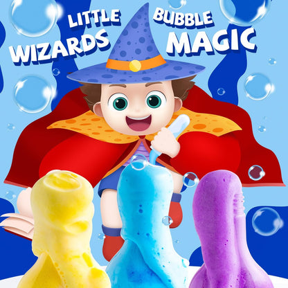 CLOUQUAR Kids Bath Bomb Potions - 6 Pack Non-Toxic Fizzy Bubble Bath Explosions, Colorful Burst Bath Potions for Kids, Scientific & Magical Bath Time Buddy, Fun & Educational Bubble Bath Avelisse