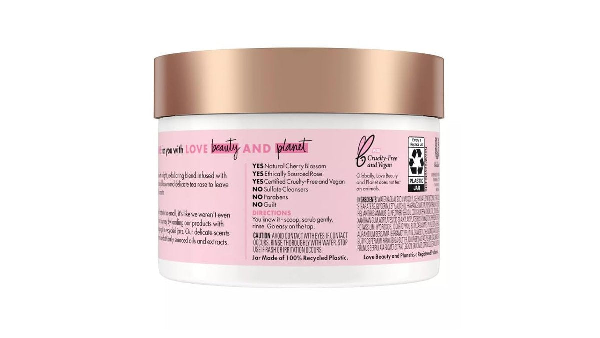 Love Beauty And Planet Whipped Body Scrub - 3.33 oz (Pack of 3) - Exfoliating Body Treatment - görsel 3