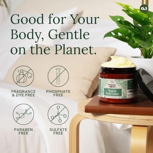 Organic Jaguar Natural Body Lotion - 8 oz Moisturizer with Essential Oils, Vitamin E, Beeswax, Olive Oil, Raw Honey & Mango Butter - Sulfate & Paraben Free - Tropical Scent Avelisse