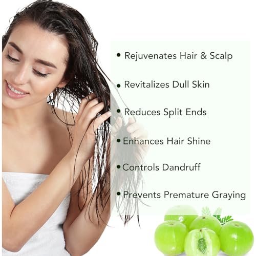 FSLHCY Amla Oil 60ML - Natural & Vegan Hair Oil for Healthy Hair Growth, Promotes Thicker, Fuller, Shinier Hair for Men and Women - görsel 12