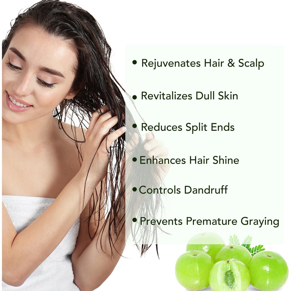 FSLHCY Amla Oil 60ML - Natural & Vegan Hair Oil for Healthy Hair Growth, Promotes Thicker, Fuller, Shinier Hair for Men and Women - görsel 11