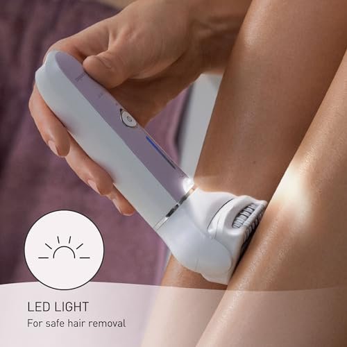 Panasonic Epilator with Gentle Cap, Electric Hair Remover for Home, 3 Speed Settings, Wet Dry, Washable - ES-EY30 Avelisse