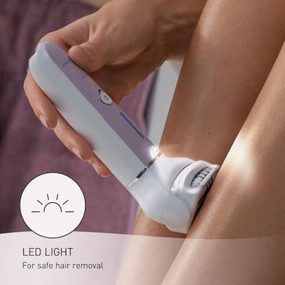 Panasonic Epilator with Gentle Cap, Electric Hair Remover for Home, 3 Speed Settings, Wet Dry, Washable - ES-EY30 Avelisse