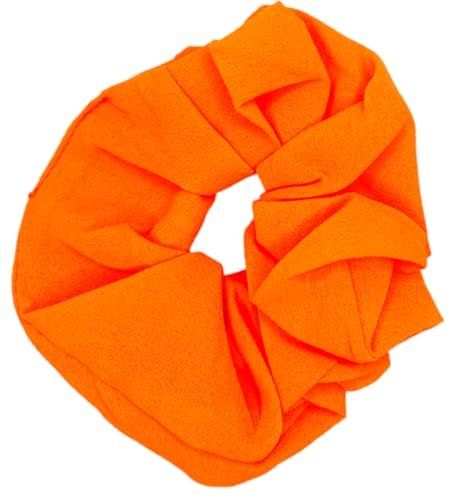 Neon Scrunchies for Hair 80s - 5 Pack Bright Elastic Hair Ties for Ponytails, Neon Party Outfits, Workout & Costume Accessories - görsel 9