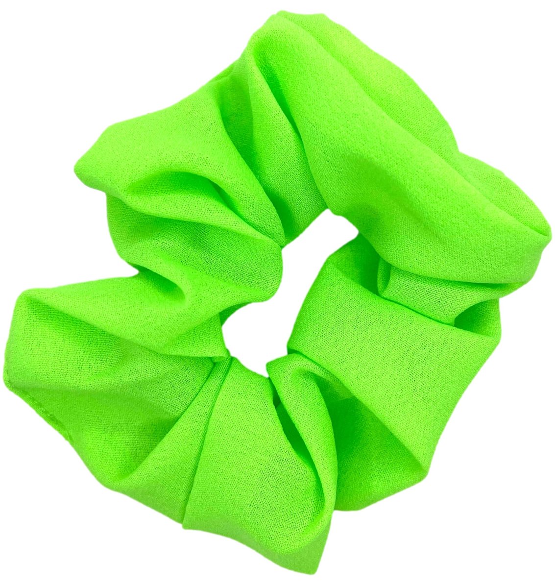 Neon Scrunchies for Hair 80s - 5 Pack Bright Elastic Hair Ties for Ponytails, Neon Party Outfits, Workout & Costume Accessories - görsel 6