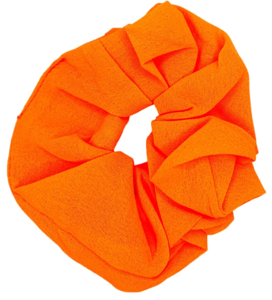 Neon Scrunchies for Hair 80s - 5 Pack Bright Elastic Hair Ties for Ponytails, Neon Party Outfits, Workout & Costume Accessories - görsel 8