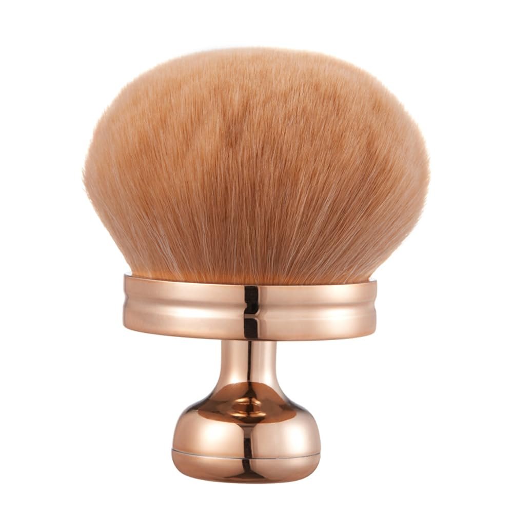 COSHINE Extra Large Rose Gold Self Tanning Blend Brush – 3 Inch Professional Kabuki Brush for Face and Body - görsel 1
