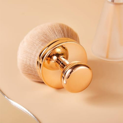 COSHINE Extra Large Rose Gold Self Tanning Blend Brush – 3 Inch Professional Kabuki Brush for Face and Body